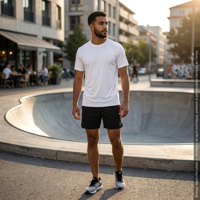T-shirt blanc regular premium  | Sport Chic...