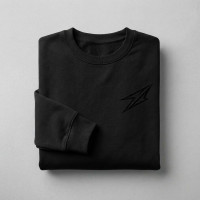 copy of Sweatshirt Noir manche courte léger