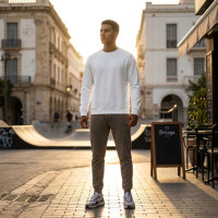 copy of Sweatshirt Noir manche courte léger