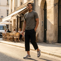 Pantacourt Terry Noir