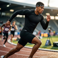 Maillot de compression Noir