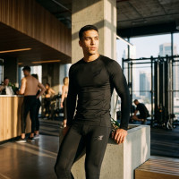 Maillot de compression Noir