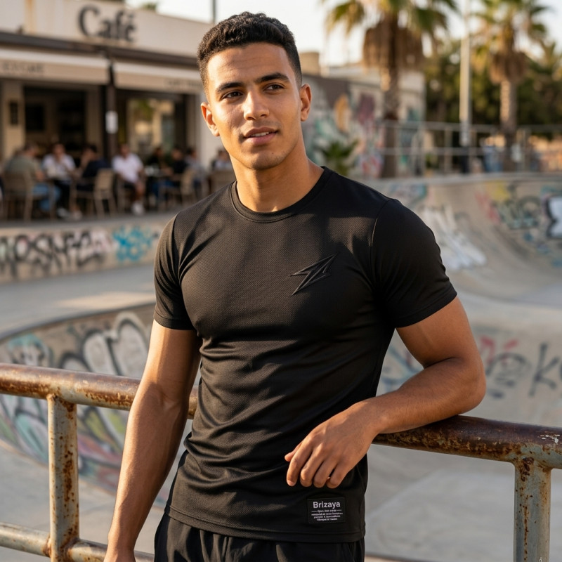 T-shirt de compression Noir