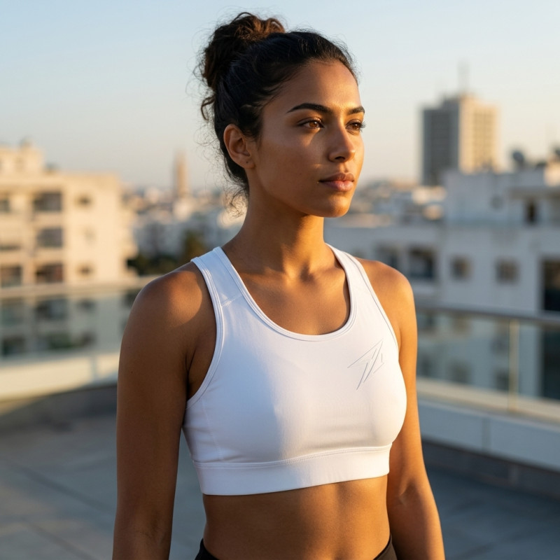 Brassière compression Blanc