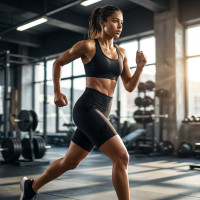 Bike short Noir pour femme