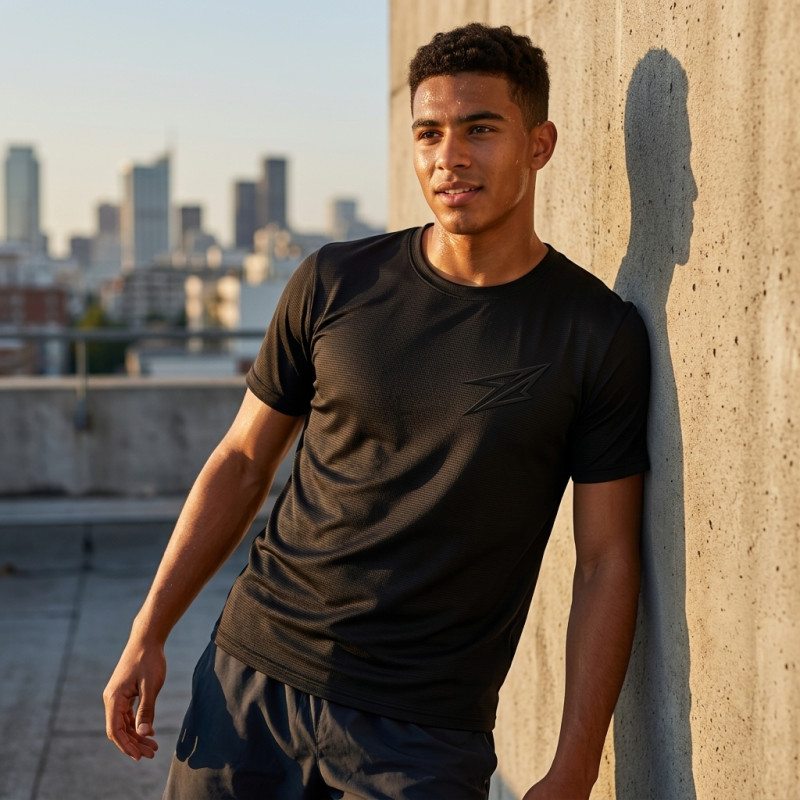 T-SHIRT Noir pour enfant