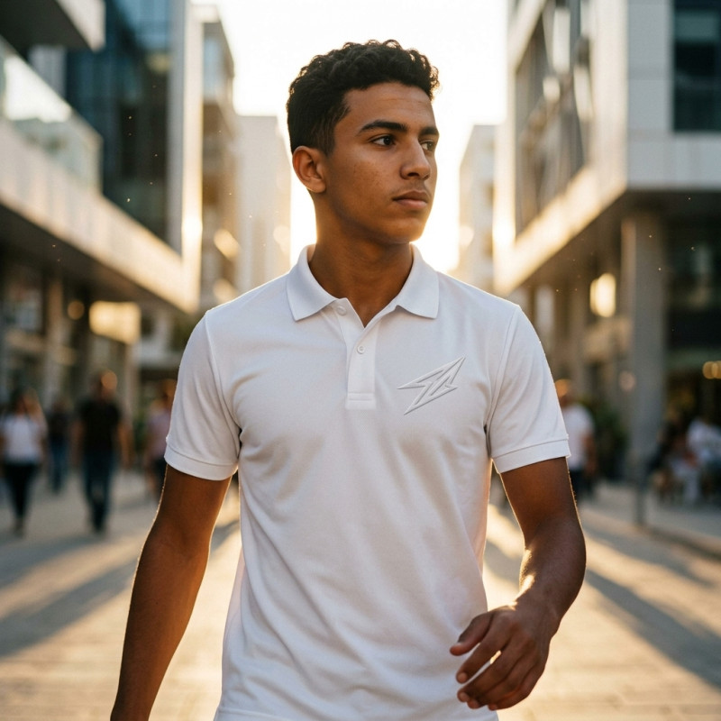 Polo Blanc pour enfant