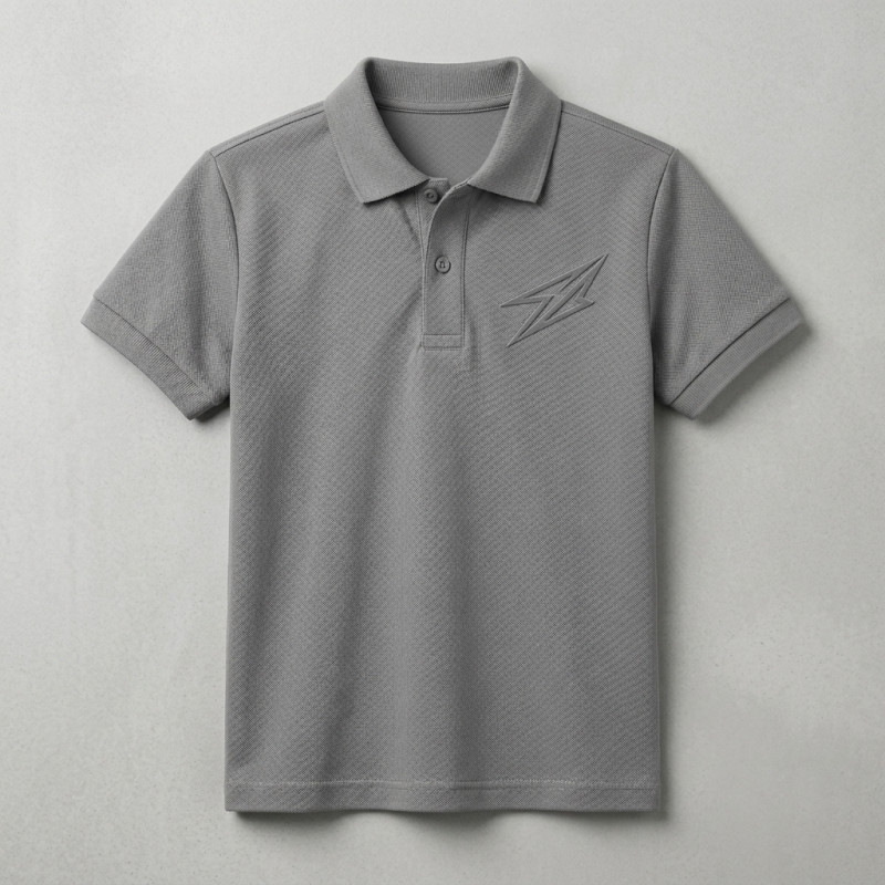 Polo Gris pour enfant