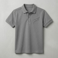 Polo Gris pour enfant