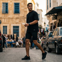 Bike short Noir pour Homme