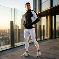 Legging Blanc pour Homme