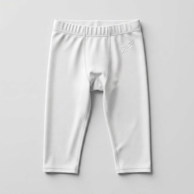 Legging 3/4 Blanc pour Homme