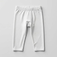 Legging 3/4 Blanc pour Homme