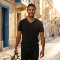 copy of T-shirt Noir Premium Brizaya - L'Essentiel pour Homme