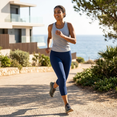 Legging 3/4 Bleu marine