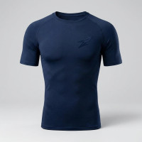 Top compression Bleu marine