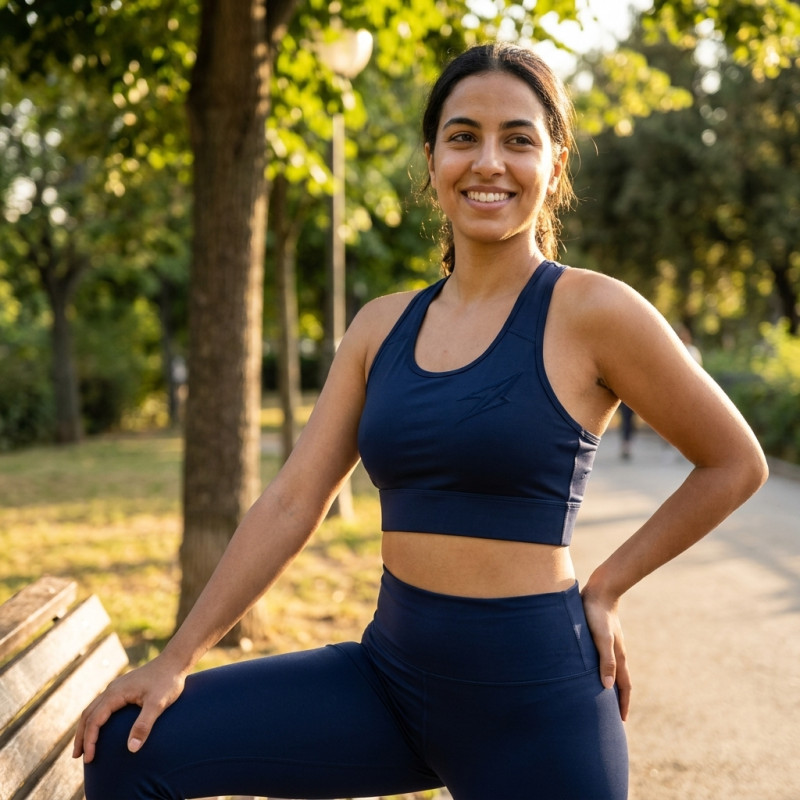 Brassière compression Bleu marine