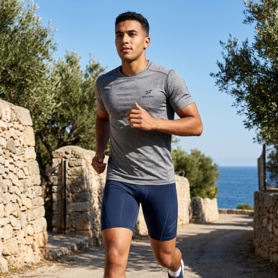 Bike short Bleu marine pour Homme