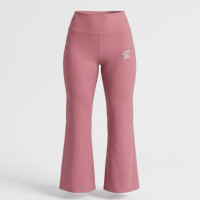 Pantalon Large Fluide Rose - Taille Haute Confort
