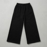 Pantalon Palazzo Noir Élégant Taille Haute