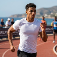T-SHIRT de compression Blanc | Brizaya