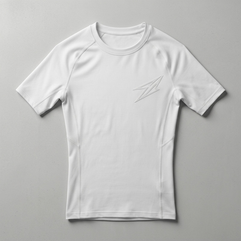 T-SHIRT de compression Blanc | Brizaya